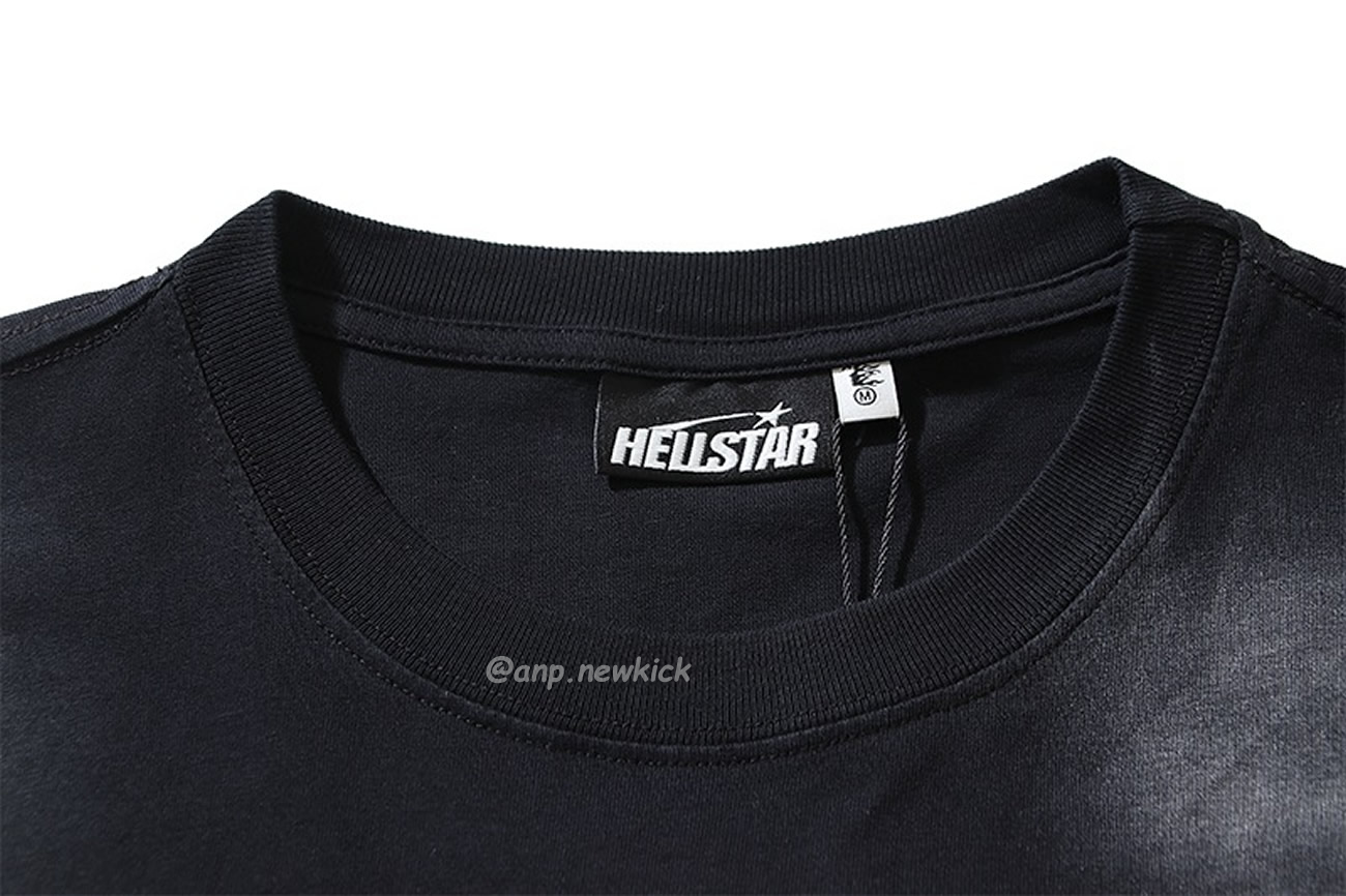 Hellstar Classic T Shirt Black White Fw23 (6) - newkick.cc